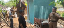 KAPANEWON MELAKSANAKAN MONITIRING DAN EVALUASI KEGIATAN INFRASTRUKTUR KALURAHAN KARANGMOJO